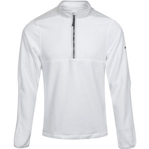 Nike Victory Therma 1/2 Zip Fleece Pullover Sweatshirt White | Men Size Small S